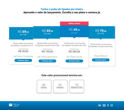 criação de sites e landing pages